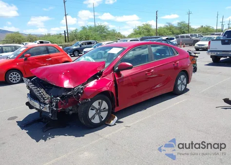 2019 Hyundai Ioniq Hybrid Blue z USA, uszkodzony, nr VIN KMHC65LC9KU110969